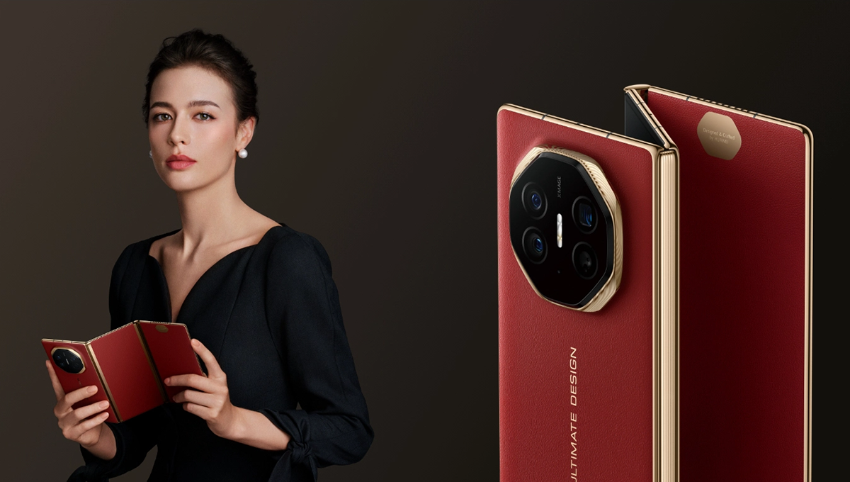 Huawei представила Mate XT Ultimate Design: перший у світі трискладний смартфон з трьома скляними екранами